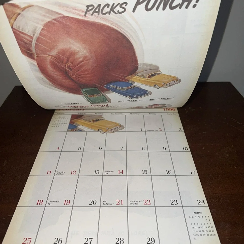 Nine Texaco Calendars From 1992 To 2000, Great Condition & Graphics UNUSED‎